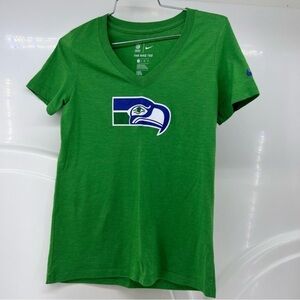 5/$25 Nike XS Seahawks v neck tee shirt